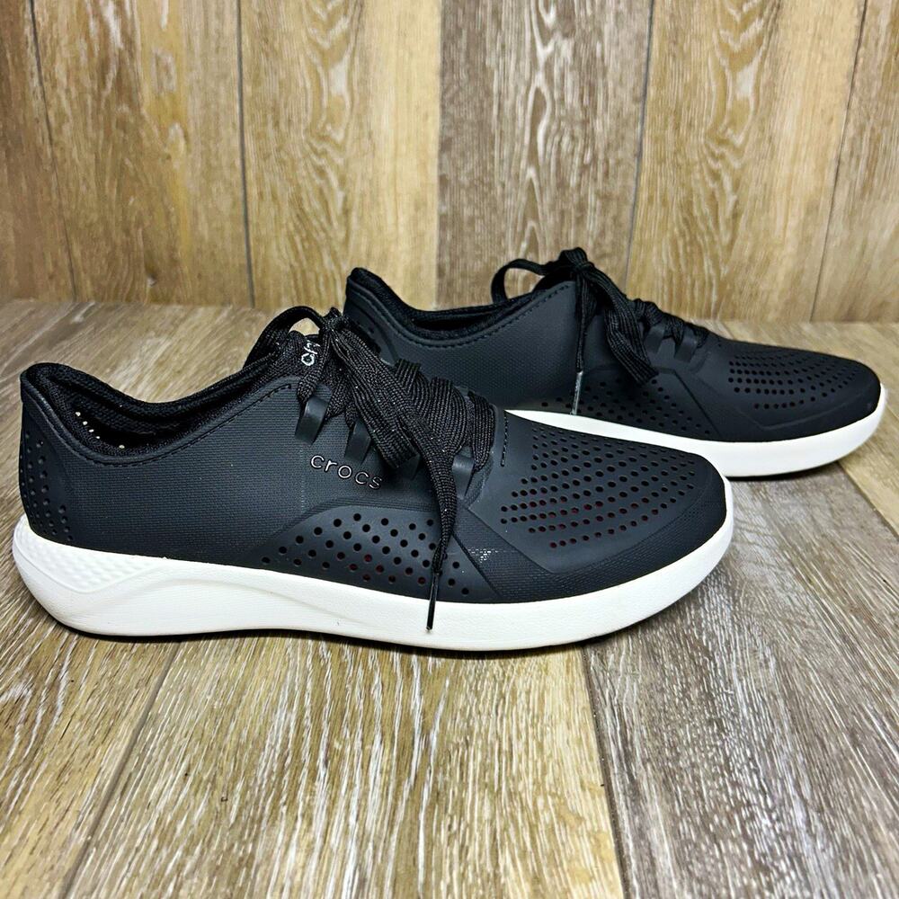 Crocs Women’s LiteRide Pacer Women’s US Size 10 205234 Black Rubber Water Shoes
